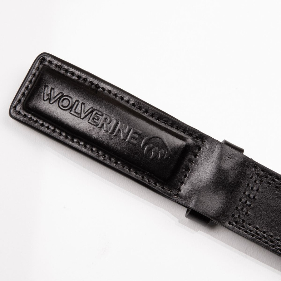 scratchless belt with hidden buckle