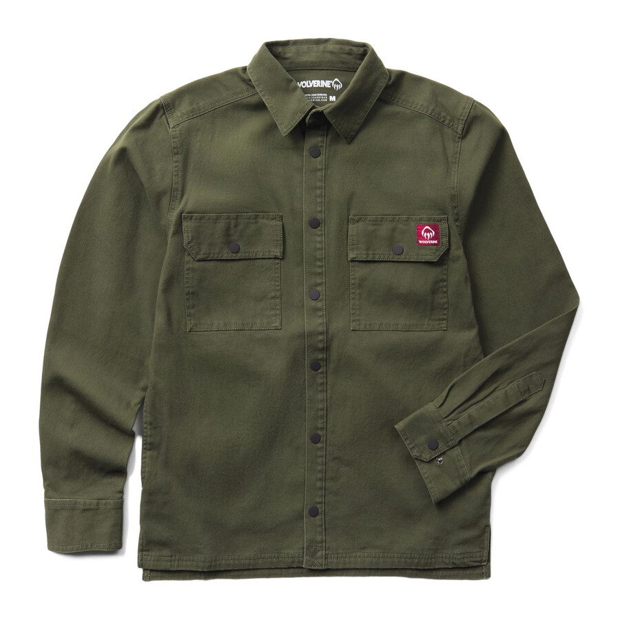 steelhead stretch canvas overshirt