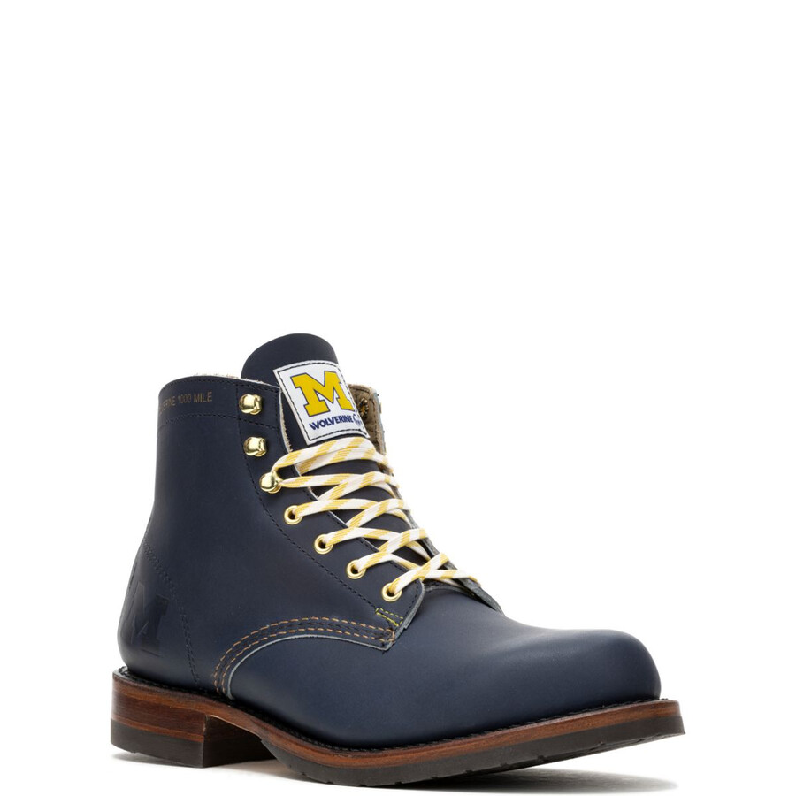 wolverine x university of michigan team 144 commemorative 1000 mile boot