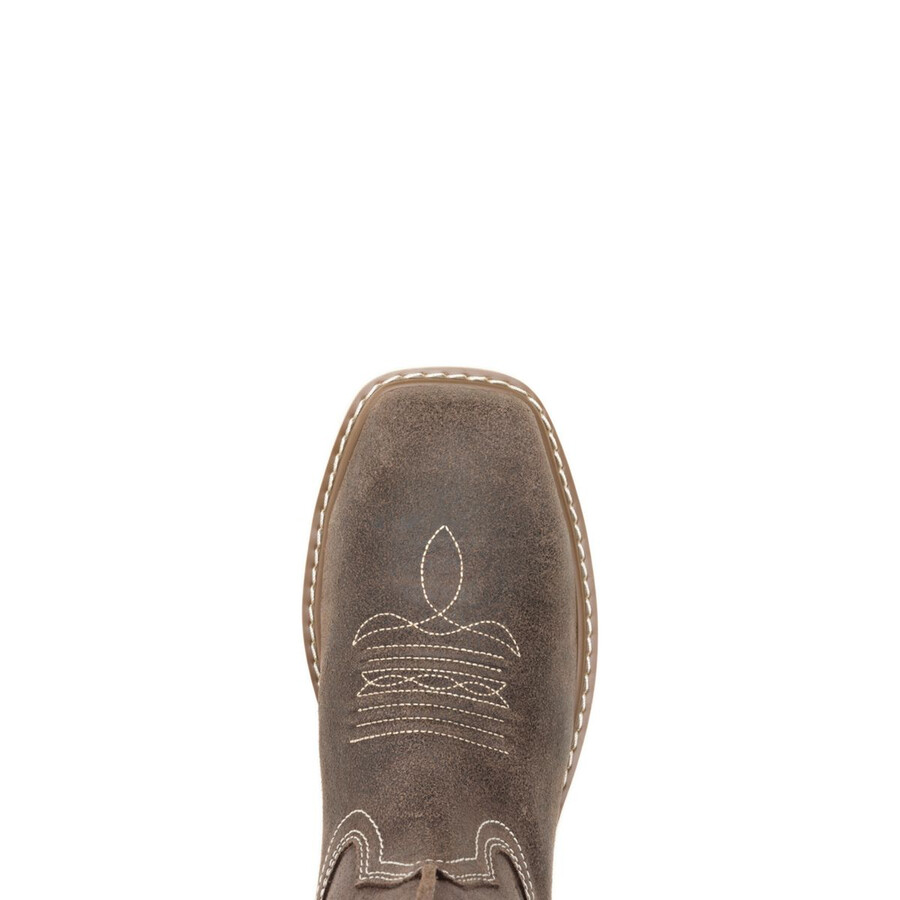 bronc wedge pull-on steel-toe work wellington