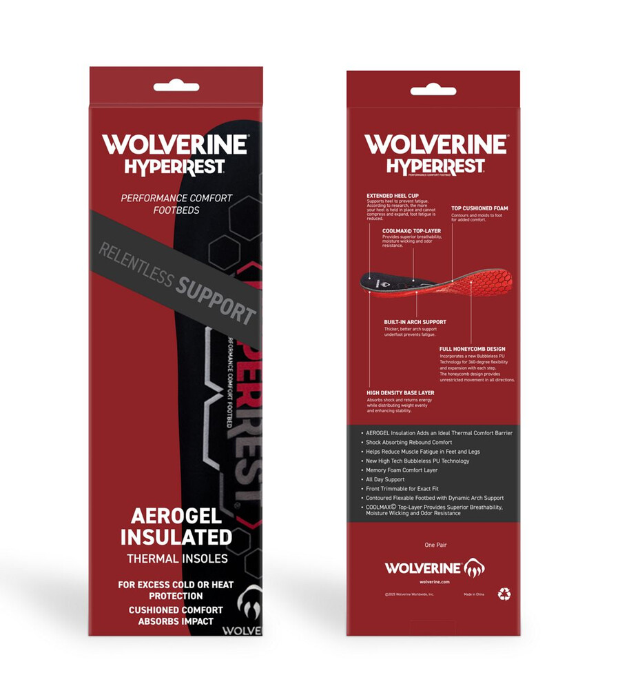 hyperrest aerogel insulated insoles