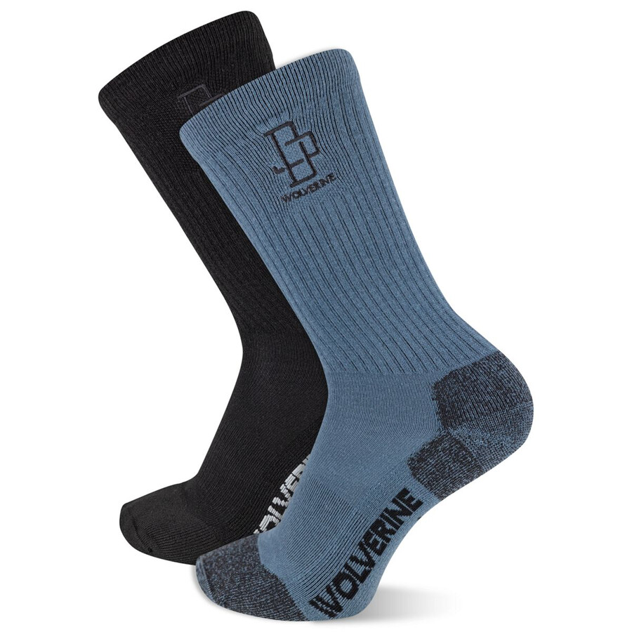 wolverine x jordan davis 2pk crew sock