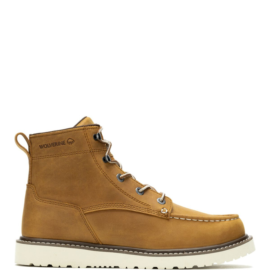 trade wedge unlined 6 moc-toe work boot