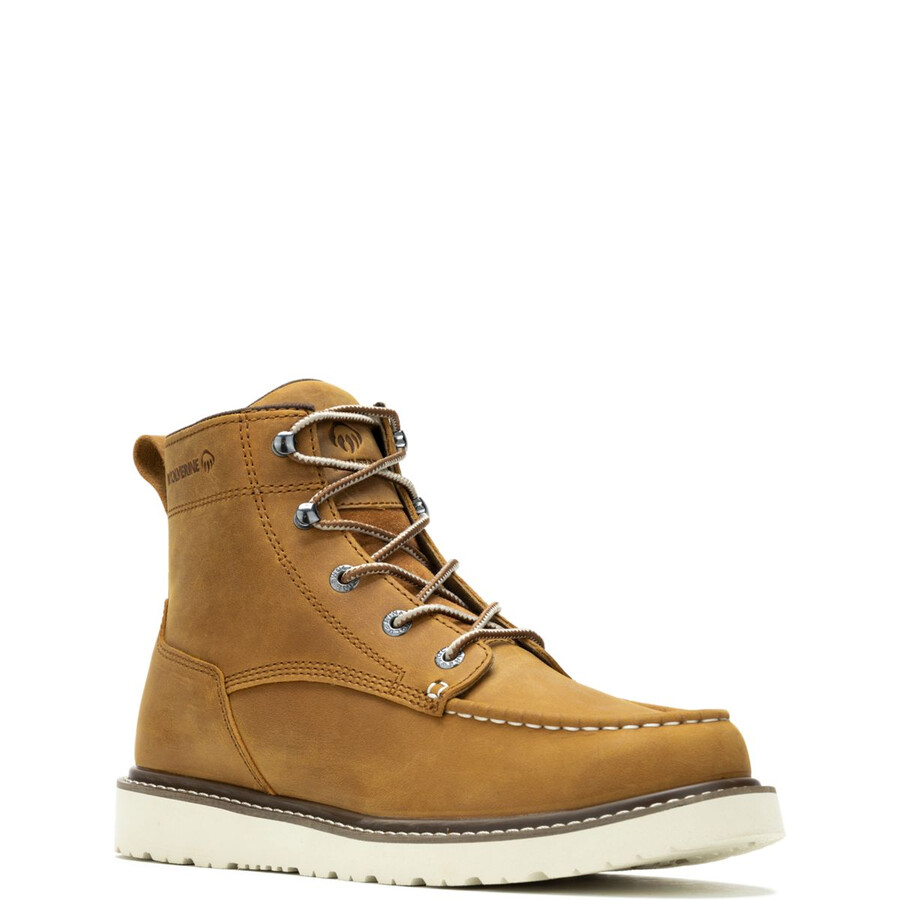 trade wedge unlined 6 moc-toe work boot
