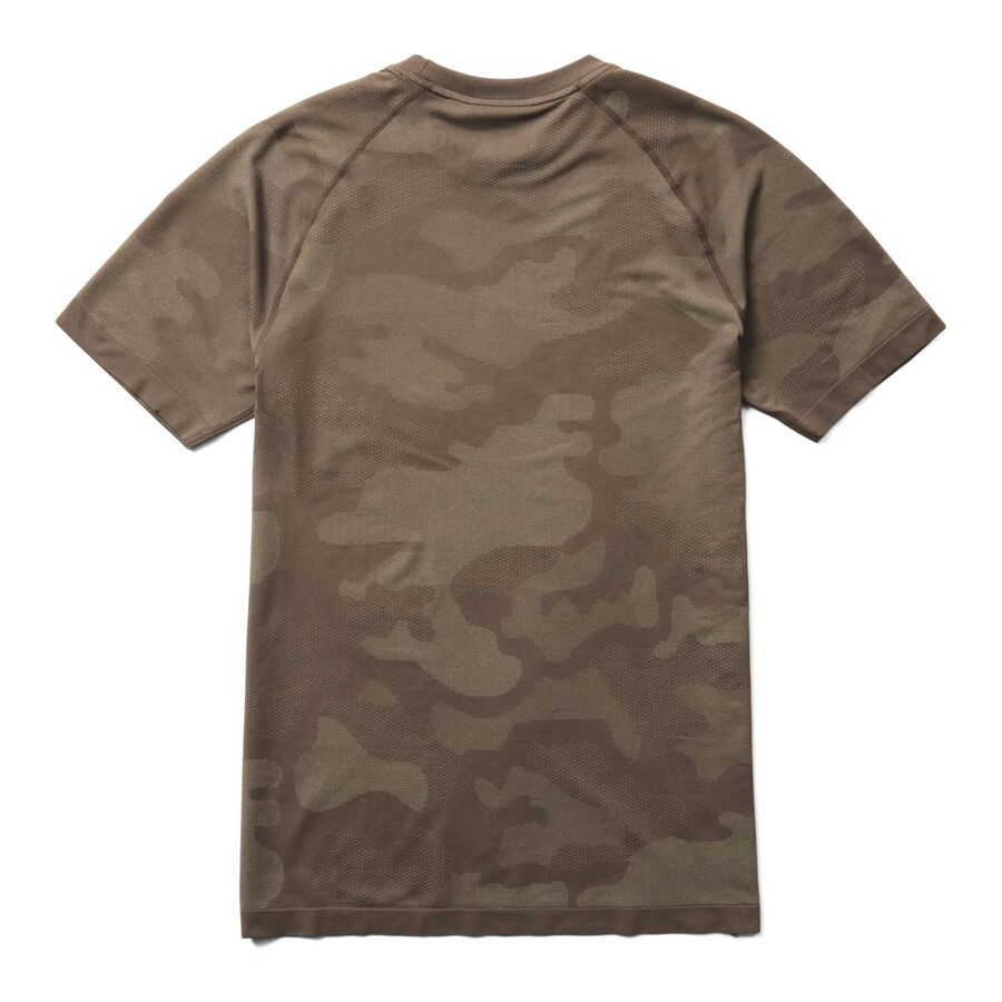 camo mesh crew neck undershirt