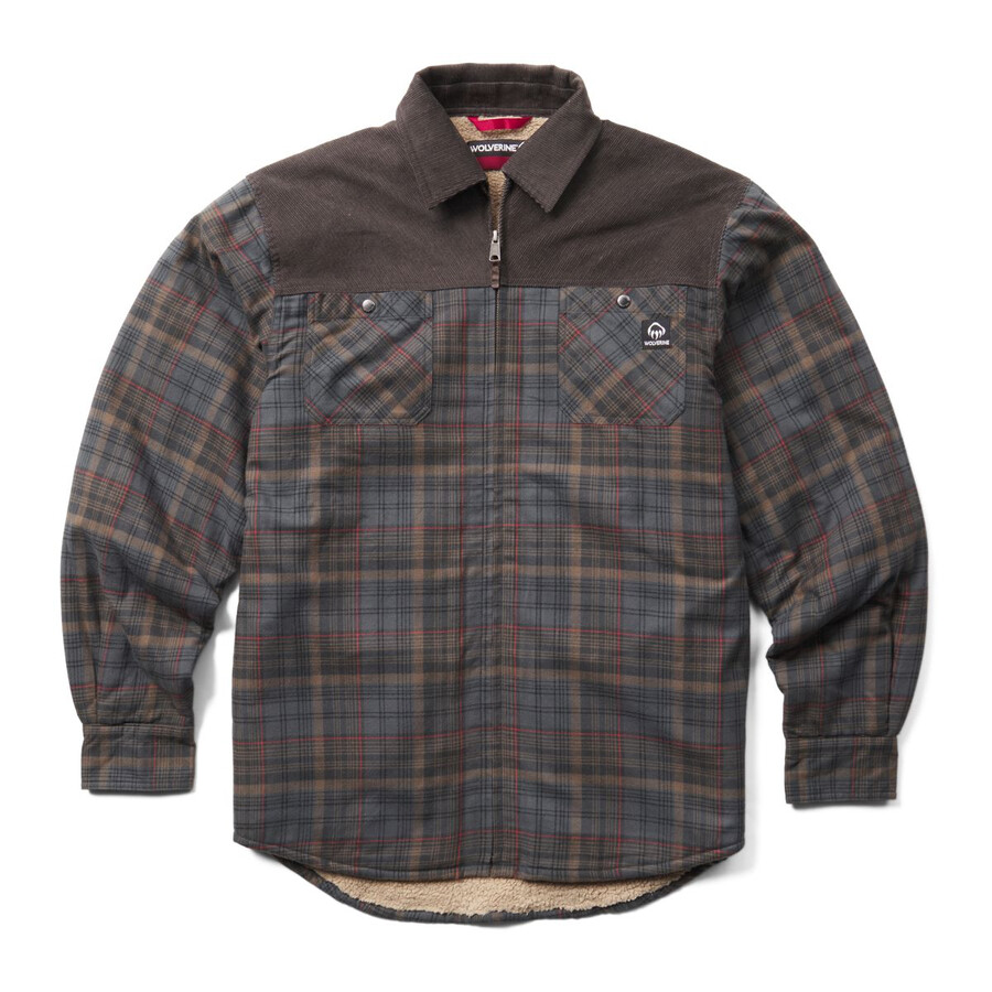 marshall iii sherpa zip shirt jac