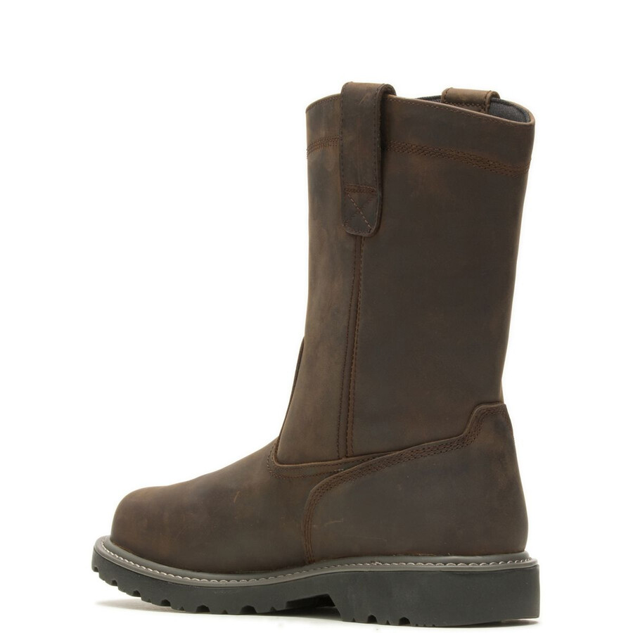 floorhand met-guard steel-toe wellington work boot