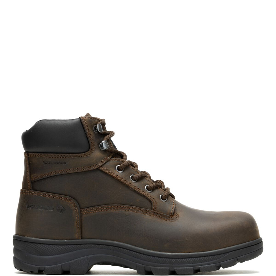 carlsbad waterproof 6 steel-toe work boot