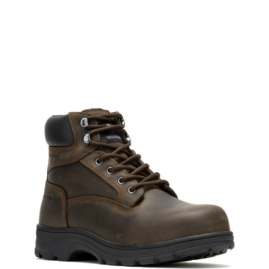carlsbad waterproof 6 steel-toe work boot