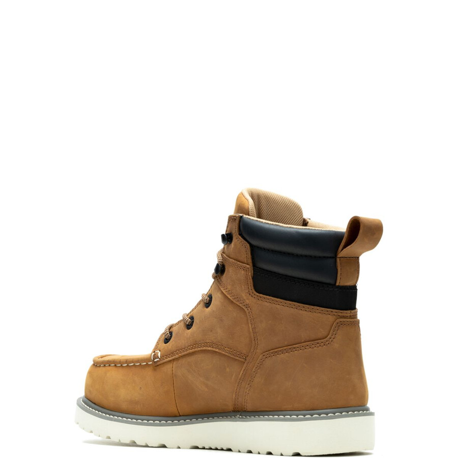 trade wedge 6 moc-toe steel-toe work boot