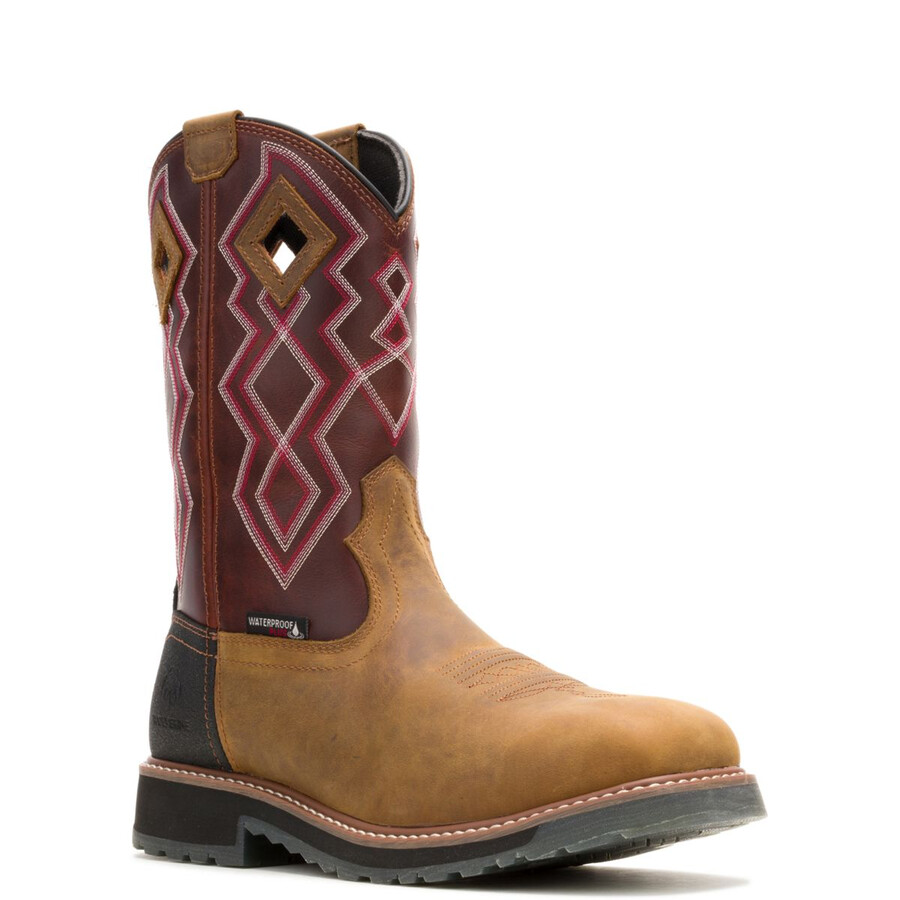rancher pro hyperrest pull-on composite-toe work wellington