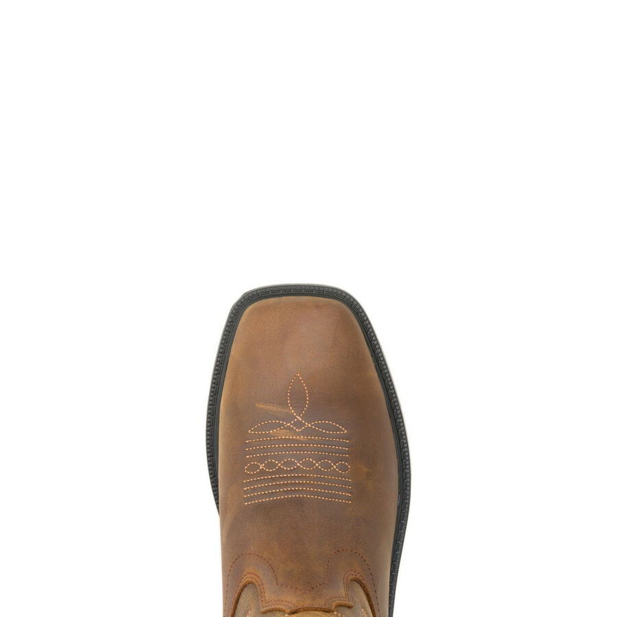 rancher flag wellington work boot