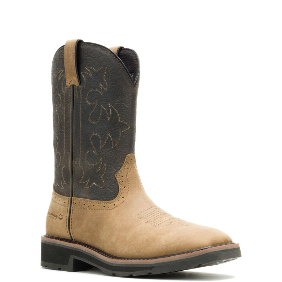 wolverine x jordan davis rancher fleur-de-lis soft-toe waterproof wellington