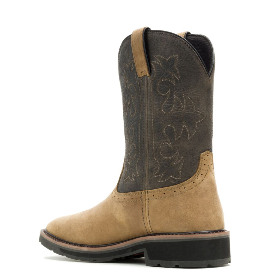 wolverine x jordan davis rancher fleur-de-lis soft-toe waterproof wellington