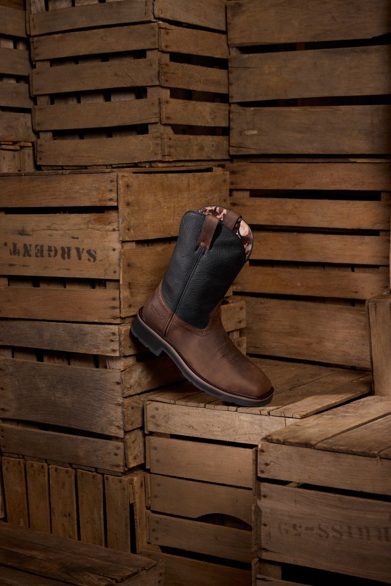 wolverine x jordan davis rancher steel-toe waterproof wellington
