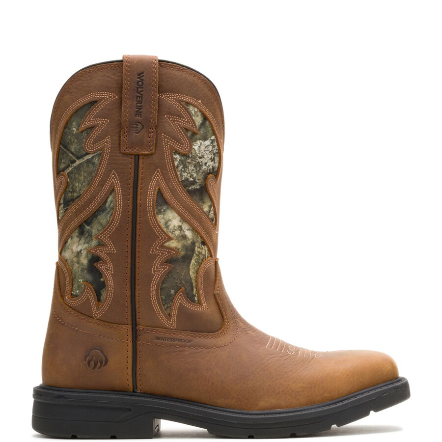 rancher level pull-on steel-toe work wellington