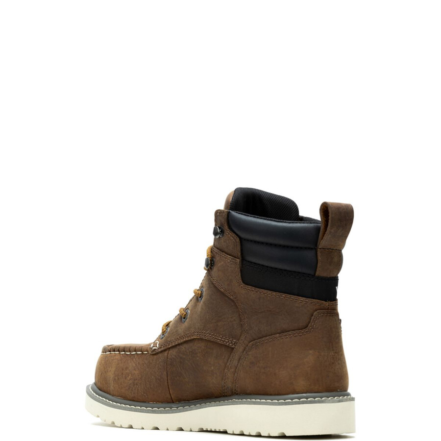 trade wedge 6 moc-toe steel-toe work boot