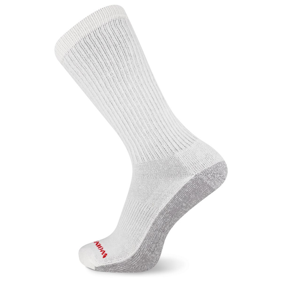 6-pk cotton comfort steel-toe crew sock