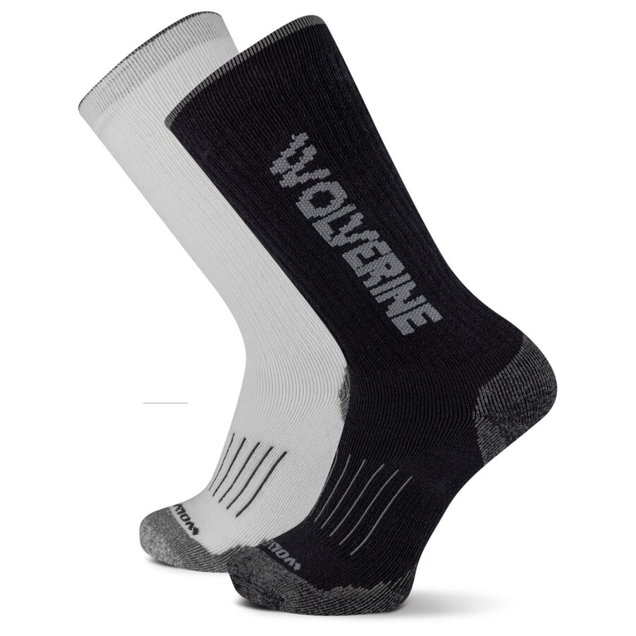 2-pk all season mid-calf work sock