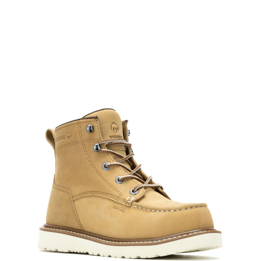 trade wedge unlined 6 moc-toe work boot